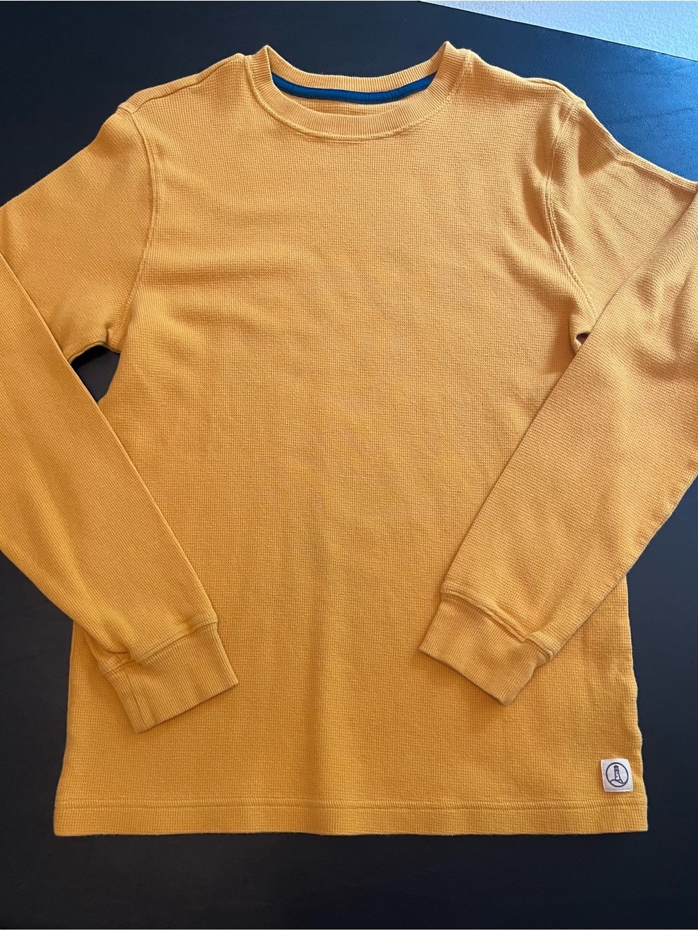 Lands' End Kids Thermal Waffle Long Sleeve T-shirt XL 18-20